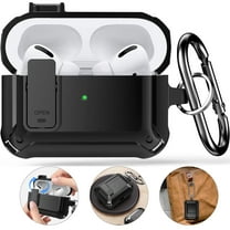 Case for Airpod Pro Case Cover with Lock,Compatible with Airpods Pro 2nd Generation/1st Generation Case (2023/2022/2019),Shockproof Cover for iPods Pro 2 Case Men Women