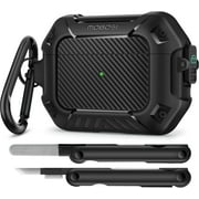 Case for Airpod Pro Case Cover with Lock, Compatible with Airpods Pro 2nd Generation/1st Generation Case (2023/2022/2019), Shockproof Cover for iPods Pro 2 Case Men Women