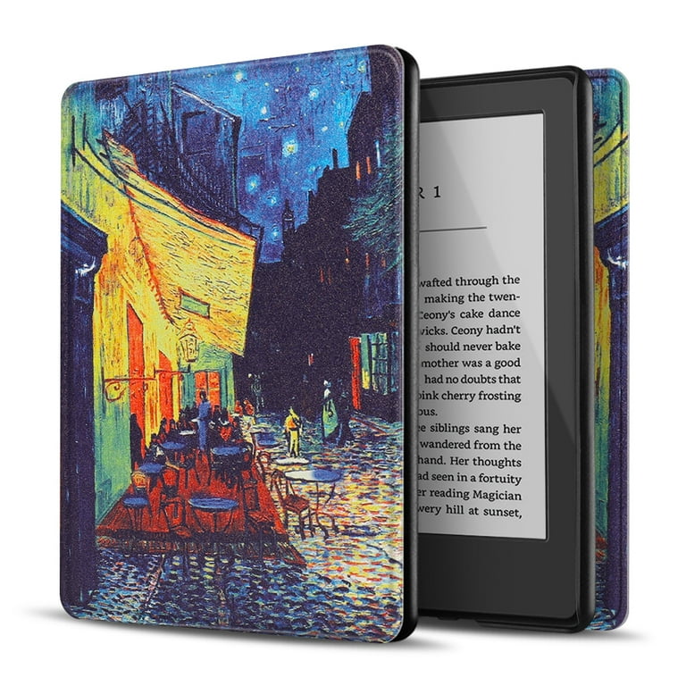 for  Kindle & Kids 6 eReader Slim Leather Protective Flip Case Cover