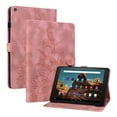 thumbnail image 1 of Case for Amazon Fire HD 10 9th/7th/5th Gen (2019/2017/2015), Flower Pattern PU Leather Multi-Angle Viewing Stand Shockproof Flip Case with Card Slot, Magnetic Clasp, Pencil Slot, Auto Sleep, Pink, 1 of 7