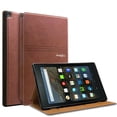 thumbnail image 1 of Case for Amazon Fire HD 8 Tablet ,Mignova PU Leather Folio Smart Cover with Auto Sleep Wake Stand Wallet Case For Fire HD 8 Tablet (8th / 7th / 6th Gen-2018, 2017,2016 Release)-Brown, 1 of 6