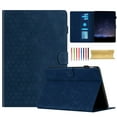 thumbnail image 1 of Case for Amazon Kindle 11th Generation (2022 Release), Embossed PU Leather Cover Flip with Smart Auto Wake / Sleep Stand Function Pencil Holder and Card Slots & Footgrip Case, Blue, 1 of 5