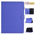thumbnail image 1 of Case for Amazon Kindle Fire 7 12th Gen 2022, Carbon Fiber Texture PU Leather Multi-Angle Viewing Stand Shockproof Flip Case with Card Slots Magnetic Clasp, for Amazon Kindle Fire 7 2022, Purple, 1 of 6