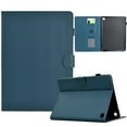 thumbnail image 1 of Case for Amazon Kindle Fire HD8/HD8 Plus 12th Gen 2022/Fire HD8/HD8 Plus 10th Gen 2020, Fiber Texture PU Leather Folio Stand Cover Flip Tablet Case with Credit Card Slot & Auto Wake/Sleep, Darkblue, 1 of 6