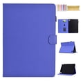 thumbnail image 1 of Case for Amazon Kindle Fire HD8 / HD8 Plus 2020/2022/2024, Carbon Fiber Texture PU Leather Multi-Angle Viewing Stand Shockproof Flip Case with Card Slots Magnetic Clasp, Purple, 1 of 6