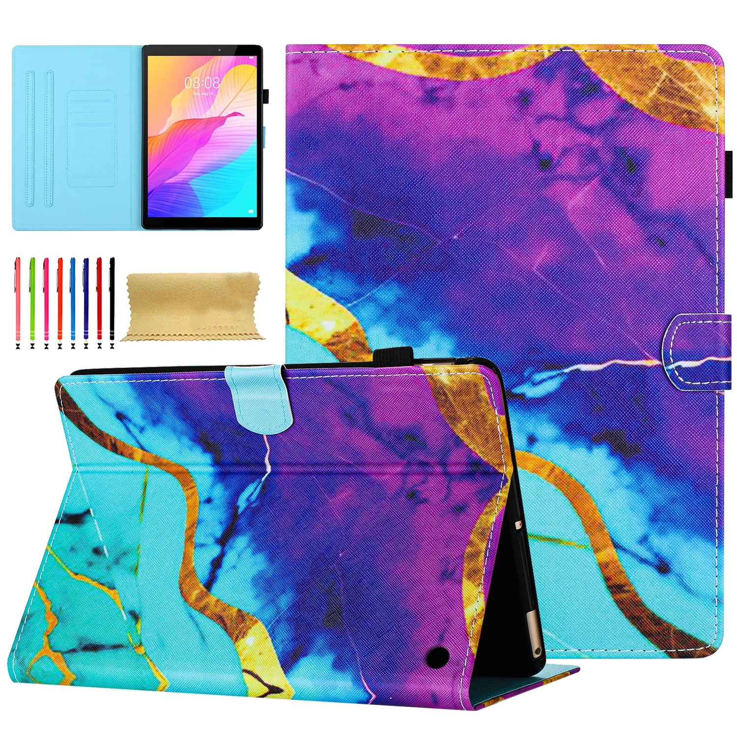 Custodia per Kindle Fire HD8/HD8 Plus 2022/2020, in pelle Custodia per Kindle Fire HD8/HD8 Plus 2022/2020, in pelle