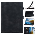 thumbnail image 1 of Case for Amazon Kindle Paperwhite (11th Generation) 2021, Flower Pattern PU Leather Multi-Angle Viewing Stand Shockproof Flip Case with Card Slot, Magnetic Clasp, Pencil Slot, Black, 1 of 7