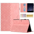 thumbnail image 1 of Case for Amazon Kindle Paperwhite 7th Gen 2015/10th Gen 2018, Embossed PU Leather Cover Flip with Smart Auto Wake / Sleep Stand Function Pencil Holder and Card Slots & Footgrip Case, Pink, 1 of 5