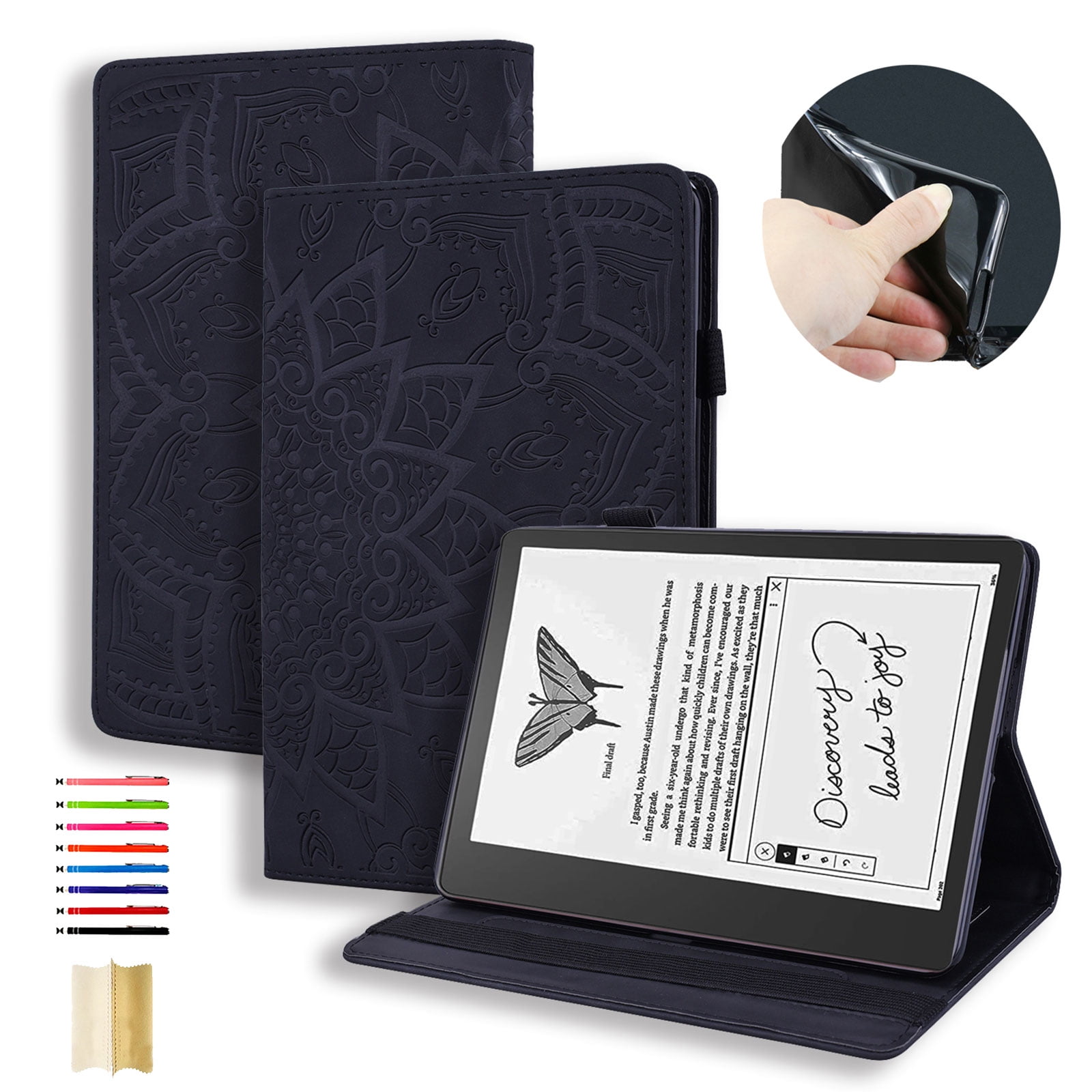 Case For Kindle Scribe 10.2 Inch 2022 Release Multi-folding Stand Soft TPU  Cover Built-in Pen Holder 2023 With Auto Sleep/Wake - AliExpress