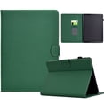 thumbnail image 1 of Case for Amazon New Kindle Generation 6" 2024/Kindle 11th Gen 2022, Fiber Texture PU Leather Folio Stand Cover Flip Tablet Case with Credit Card Slot & Auto Wake/Sleep & Magnetic Clasp, Dark Green, 1 of 6
