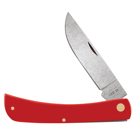Case XX Knives 'American Workman' Sodbuster Red Synthetic Carbon Steel Pocket Knife Pocket Knife