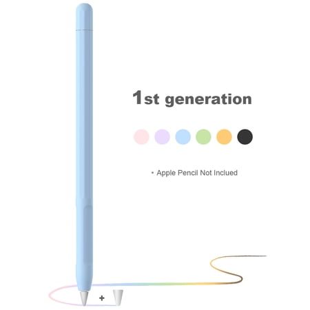 Case for Apple Pencil Grip for Apple Pencil Accessories Holder for Apple Pencil 1st Generation Cover Sleeve for Apple Pencil with Protective Nib Cover for iPad Pencil(Blue)