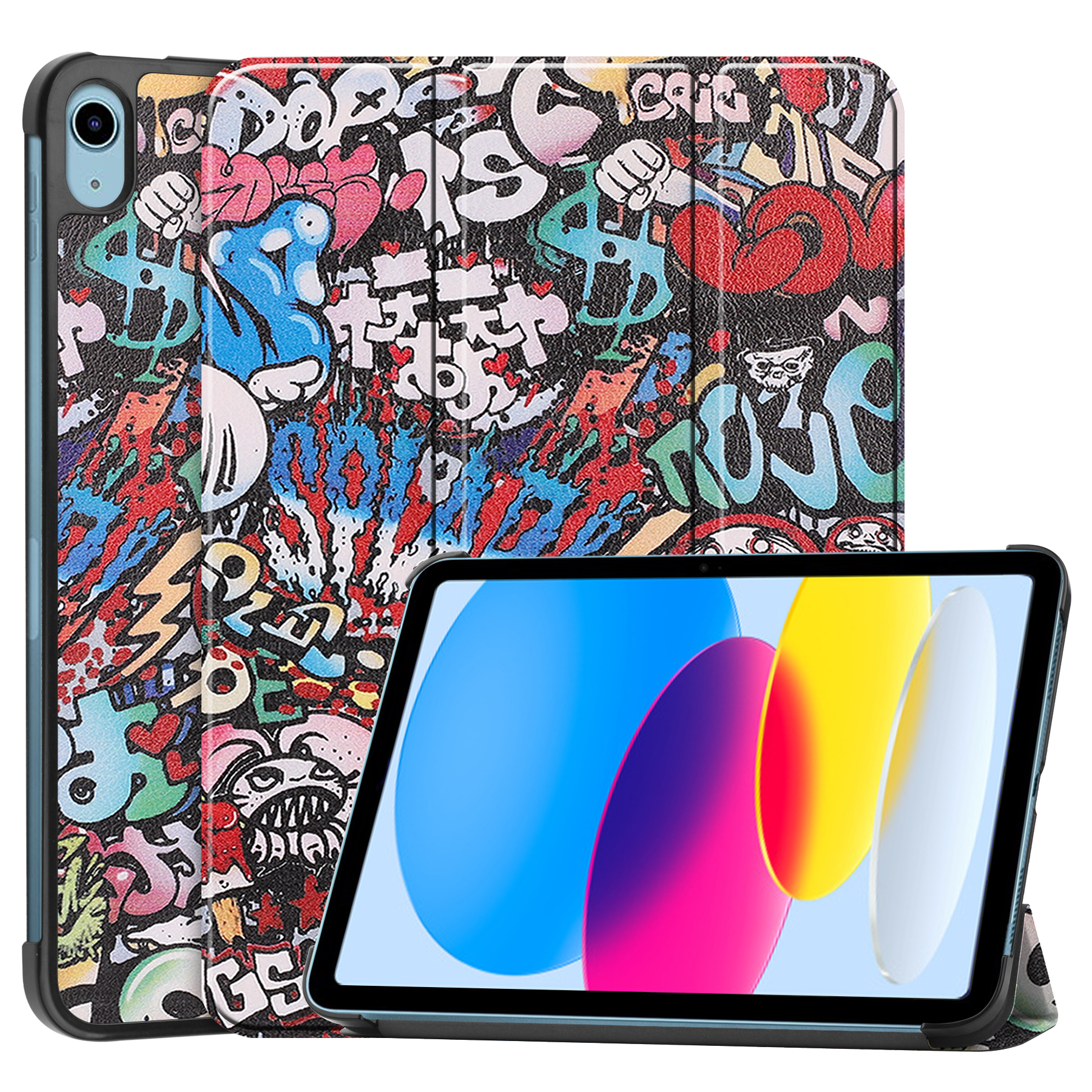 Techcircle Case for Apple iPad 10th Generation 10.9 Inch, Slim PU