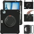 Case for Apple iPad Air 11 (2024) with Stand for Women Men, 360