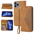 thumbnail image 1 of Case for Apple iPhone 13 Pro, Magnetic Matte Premium PU Leather Stand Flip Cover with Card Slots and Wallet, Shockproof and Full Body Protection Compatible with iPhone 13 Pro - Yellow, 1 of 10