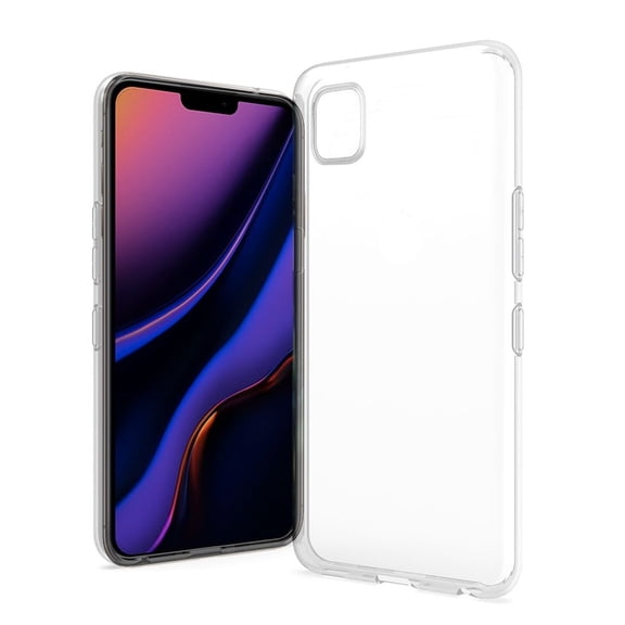 Case for Apple iPhone 13 Pro Max (6.7") Hybrid Rubber Soft Silicone Gummy TPU Candy Skin Flexible Skinny Thin Phone Cover for iPhone 13 Pro Max by Xpm - Clear