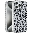 thumbnail image 1 of Case For Apple iPhone 15 Pro Max Glitter Leopard, Fashion Design Animal Skin Print Slim IMD TPU Dual Layer Shockproof Protective Phone Cover for iPhone 15 Pro Max Silver Leopard, 1 of 9