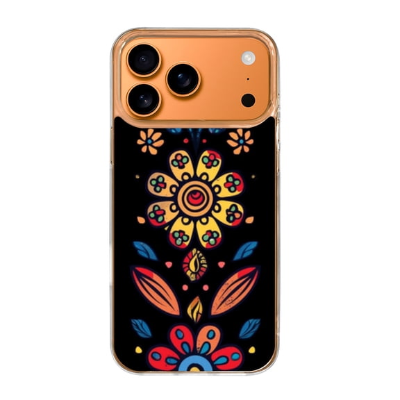 Case For Apple iPhone Air / 17 Pro / 17 Pro Max Series Case, Slim Thin Transparent Flexible Clear TPU Shockproof Phone Case For iPhone 17 Series, Day of the Dead Inspired (5)