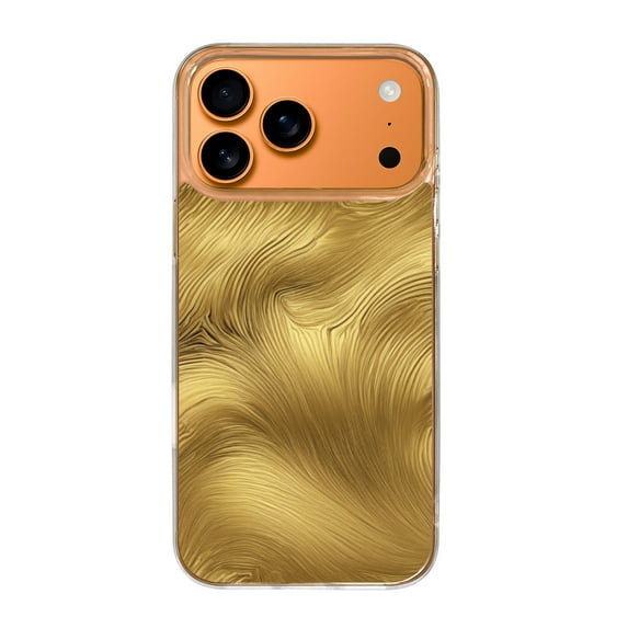 Case For Apple iPhone Air / 17 Pro / 17 Pro Max Series Case, Slim Thin Transparent Flexible Clear TPU Shockproof Phone Case For iPhone 17 Series, Gold Gradient