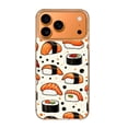 thumbnail image 1 of Case For Apple iPhone Air / 17 Pro / 17 Pro Max Series Case, Slim Thin Transparent Flexible Clear TPU Shockproof Phone Case For iPhone 17 Series, Sushi & Boba Crop Pattern (2), 1 of 6