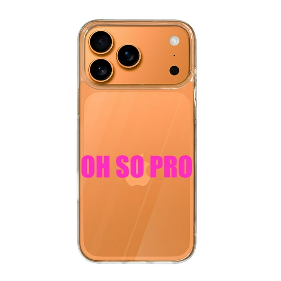 Case For Apple iPhone Air / 17 Pro / 17 Pro Max Series Case, Slim Thin Transparent Flexible Clear TPU Shockproof Phone Case For iPhone 17 Series, oh so pro