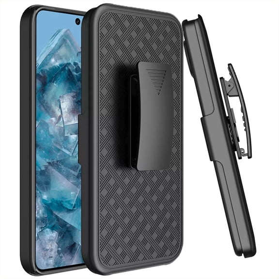 Case Belt Clip Compatible With Google Pixel 10/10 Pro - Holster Swivel Cover Kickstand Armor