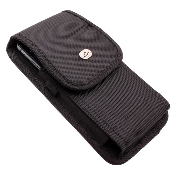 Case Belt Clip Rugged for iPhone 16 Plus/16 Pro Max - Holster Canvas Cover Pouch Carry Protective