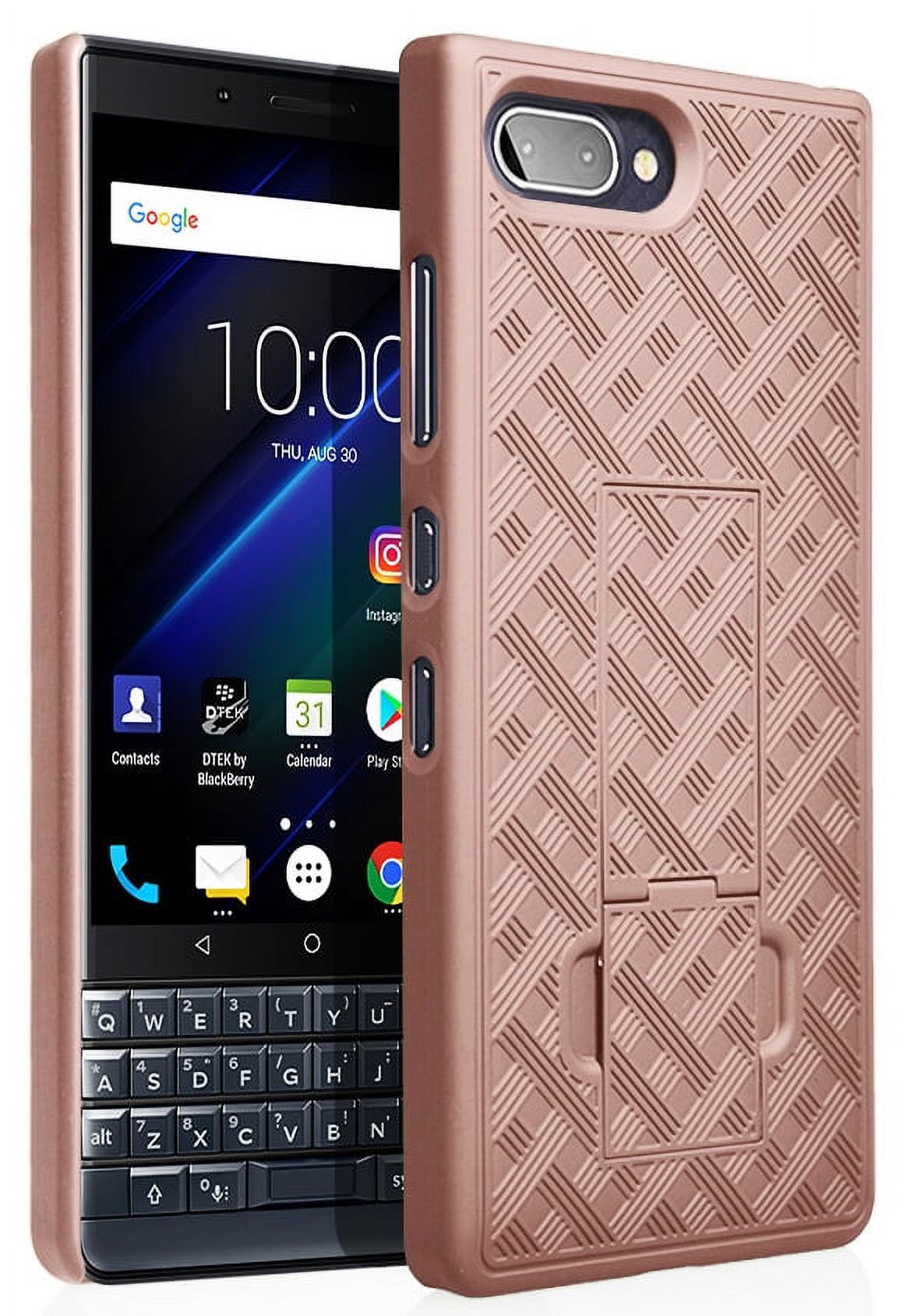 Custodia In Pelle Caseroxx Con Chiusura Magnetica E Slot Per Carte Per BlackBerry Key2 LE – Copertura Protettiva Premium