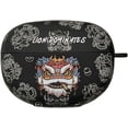 thumbnail image 1 of Case for Bose Ultra Open Earbuds(2024 Release),Cute Cartoon Cool Lion Pattern Design Headphone Cover for Bose Open Ear Wireless Earbuds with Keychain (Black), 1 of 11