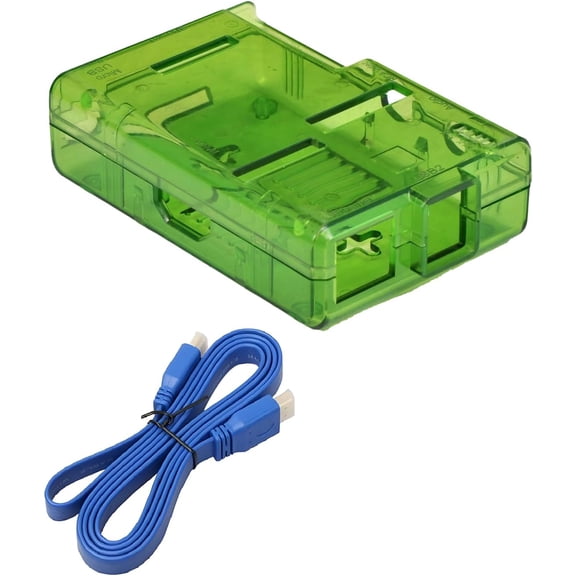 Case Box Enclosure for Raspberry Pi Model B with free HDMI Cable