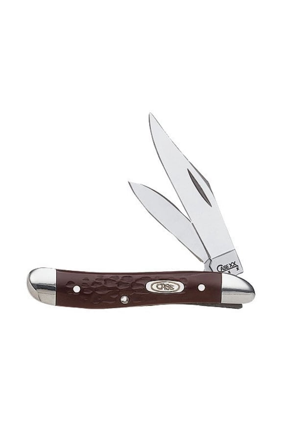Brown Synthetic Peanut Knife 00046