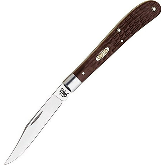 Case Brown Synthetic Slimline Trapper