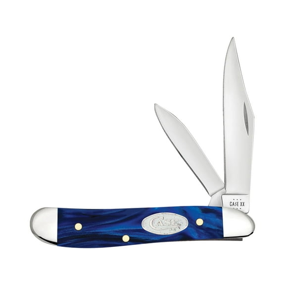 Case Cutlery Peanut Blue Pearl Kirinite
