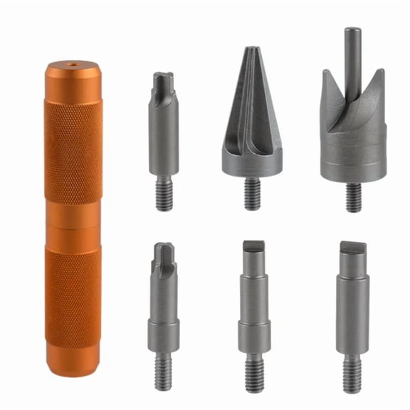 Case Chamfer Deburring Hand Tools Steel Case Prep Multitool for Removing Crimps