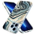 thumbnail image 1 of Case Compatiable with Apple iPhone 13 Pro Max 6.7 inch, Unique Marble Print Pattern Agate Slice Stone Design Soft TPU Slim Fit Protective Phone Cover Case for Women Girls - Marble#4, 1 of 5