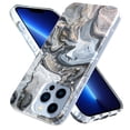 thumbnail image 1 of Case Compatiable with Apple iPhone 13 Pro Max 6.7 inch, Unique Marble Print Pattern Agate Slice Stone Design Soft TPU Slim Fit Protective Phone Cover Case for Women Girls - Marble#1, 1 of 5