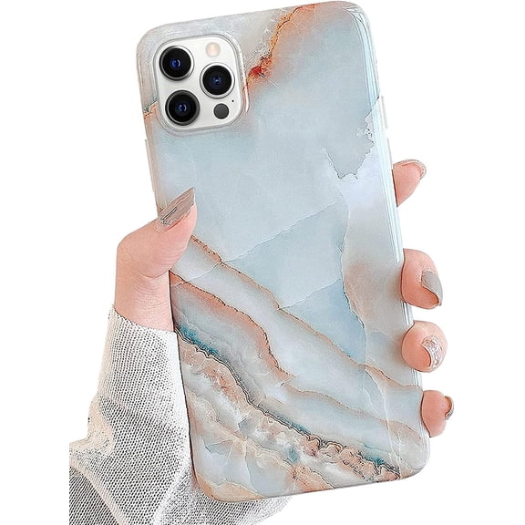 Case Compatiable with iPhone 13 Pro Max 6.7 inch,Unique Grey Marble Print Pattern Agate Slice Stone Design Soft TPU Slim Fit Protective Phone Cover Case for Women Girls Grey