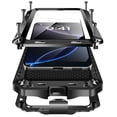 thumbnail image 1 of Case Compatibility with iPhone 16 Pro Max Case 6.9 '' 2024 Heavy Duty Protection Dustproof Rugged Military Grade Metal Built in Screen Protector Kickstand Armor Phone case (16Pro Max Silver), 1 of 9