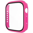 thumbnail image 1 of Case Compatible with Apple Watch Series 6/SE/Series 5/Series 4 42mm with Built in Tempered Glass Screen Protector ,Overall Protective Hard PC Case Ultra-Thin Cover-Hot Pink, 1 of 8