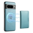 thumbnail image 1 of Case Compatible with Google Pixel 6A, Wallet Case with Detachable Card Holder Magnetic, Classic PU Cowhide Leather Cover Wireless Charging for Men Women for Google Pixel 6A, Blue, 1 of 13
