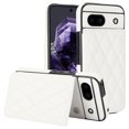 thumbnail image 1 of Case Compatible with Google Pixel 8a, Stylish Card Slots Kickstand PU Leather Back Case Magnetic Closure RFID Blocking Drop Protective Shockproof Cover for Google Pixel 8a, White, 1 of 8