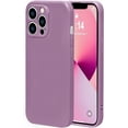 thumbnail image 1 of Case Compatible with IPhone 15 Pro 6.1 Inches, Straight Edge Fine Hole Soft Liquid Silica Gel Military Grade Shockproof Fingerprint Protection(Cherry Blossom Purple), 1 of 14