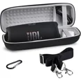 thumbnail image 1 of Case Compatible with JBL Charge 4/Charge 5 Portable Waterproof Bluetooth Speaker, Hard Shell Carrying Case Storage Bag Protective Cover with Shoulder Strap Fits USB Cable and Charger, 1 of 7