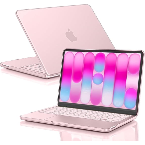 Case Compatible for MacBook Neo Case 13 inch 2026 Model A3404, 100% Match Official Color, Anti-Fingerprint & Scratch Sturdy Protective Hard Shell Cover Laptop Accessories, Matte Pink