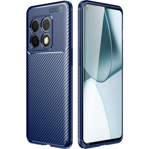 Case Compatible with OnePlus 10 Pro,Slim Shockproof Soft TPU Protective Shell Cover Dustproof Shockproof Silica Nice Touch Felling Simple Style for OnePlus 10 Pro (Blue)