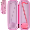 thumbnail image 1 of Case Compatible with Otamatone [English Edition] Japanese Electronic Musical Instrument Portable Synthesizer, Instrumental Music Toy Storage Holder for Otamatone Regular Size (Box Only) (Pink), 1 of 1