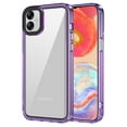 thumbnail image 1 of Case Compatible with Samsung Galaxy A04e, Luxury Transparent Lightweight Non-Yellowing Anti-Scratch Ultra Thin Wireless Charging TPU+PC Back Case Designed for Samsung Galaxy A04e, Purple, 1 of 6