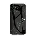 thumbnail image 1 of Case Compatible with Samsung Galaxy A25 5G, Marble Pattern Temepered Glass Design Scratch-Resistant, TPU Bumper Shock-Proof Anti-Drop Protection, Frame Slightly Convex Protection Case, Black, 1 of 11