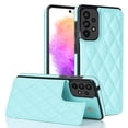 thumbnail image 1 of Case Compatible with Samsung Galaxy A52 5G, Stylish Card Slots Kickstand PU Leather Back Case Magnetic Closure RFID Blocking Drop Protective Shockproof Cover for Samsung Galaxy A52 5G, Mint, 1 of 8