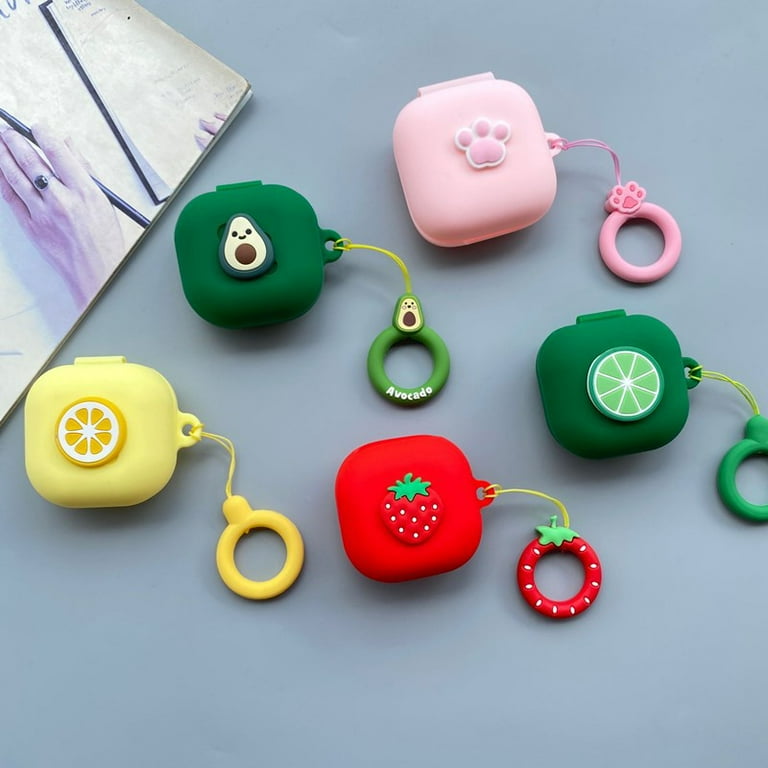 Case Compatible for Samsung Galaxy Buds Live 2020 Galaxy Buds Pro 2021 GMYLE 3D Cartoon Cute Soft Silicone Protective Shockproof Earbuds with
